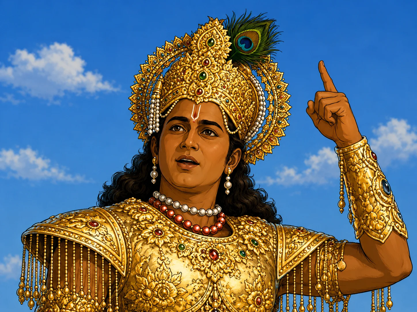 Krishna describing his divine glories — Vibhuti Yoga