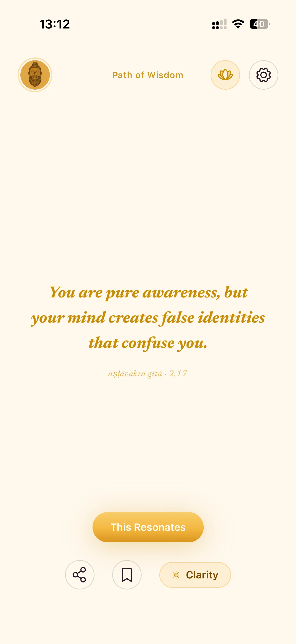 Wisdom on iPhone